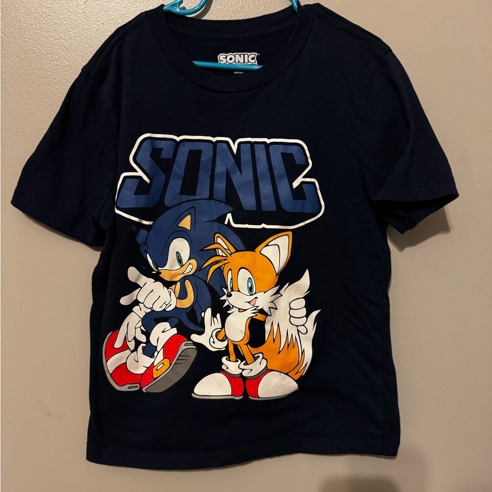 Kids Navy Blue Graphic T-Shirt